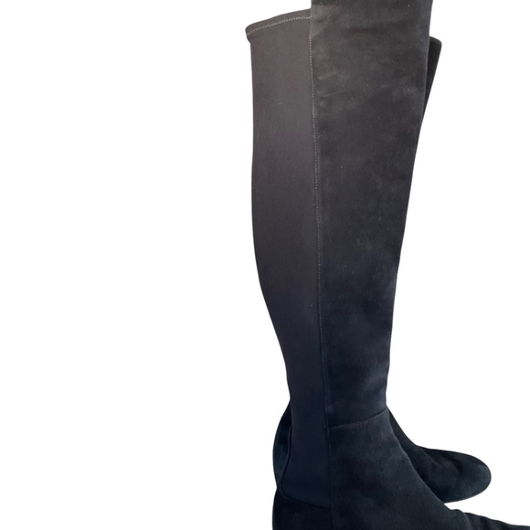 Stuart Weitzman Lander 5050 Suede Over Knee Boots - Picture 5 of 12